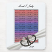 Muismat zwart-wit diamant (Voorkant)