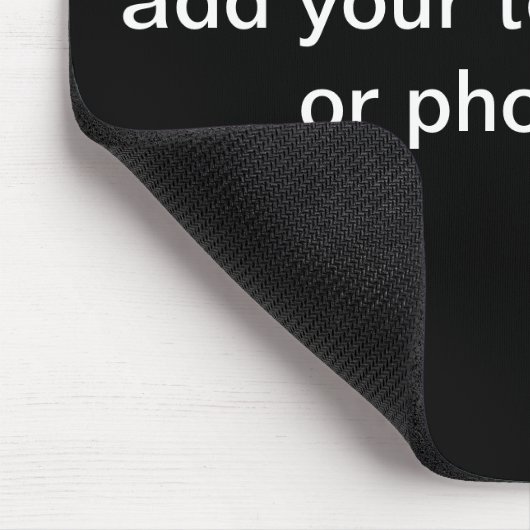 Muismat zwarte achtergrond (Hoek)