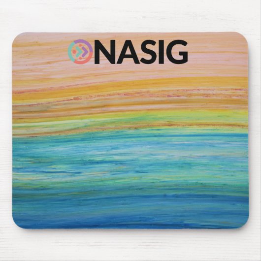 Muismat zwarte logo (Voorkant)