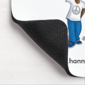 muismatje aangemoedigd, verlicht en krachtig muismat (Hoek)