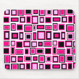 Muismatje abstract vierkant patroon muismat