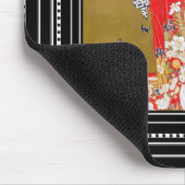 Muismatten Art Japanese Geisha Lady Vintage Poster (Hoek)