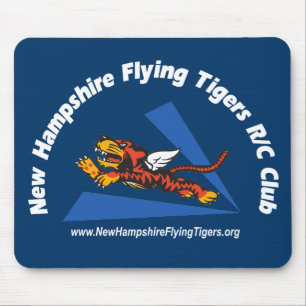 Muismatten, donkerkleurig, met NH Flying Tigers lo Muismat