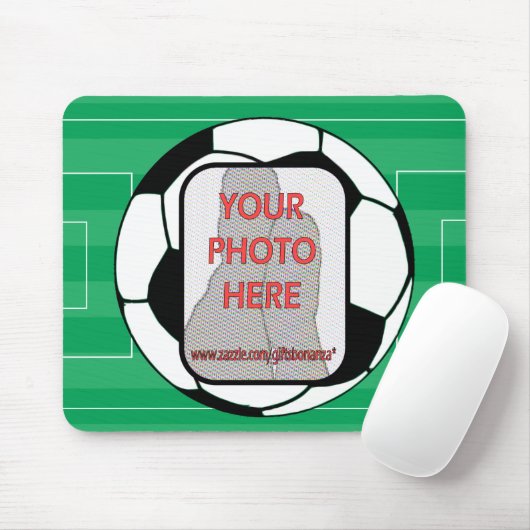 Muismatten  foto-voetbal (Met muis)