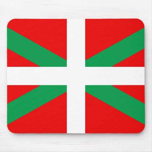 Muismatten met Drapeau Basque "Ikkurina" (Voorkant)