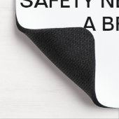 Muismatten MET GEBREKTE VEILIGHEID-SLOGAN. (Hoek)