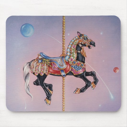 Muismatten - Petaluma Carrousel Horse 1 (Voorkant)