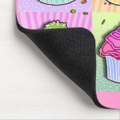 Muismatten - Pop Art Cupcakes (Hoek)