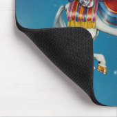 Muismatten - Rood, wit en blauw Carrouselpaard (Hoek)