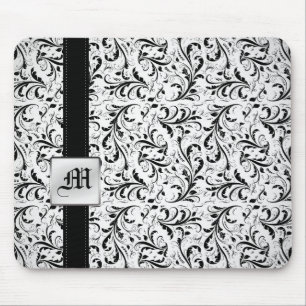 Muismatten van Elegant DamaskMonogram