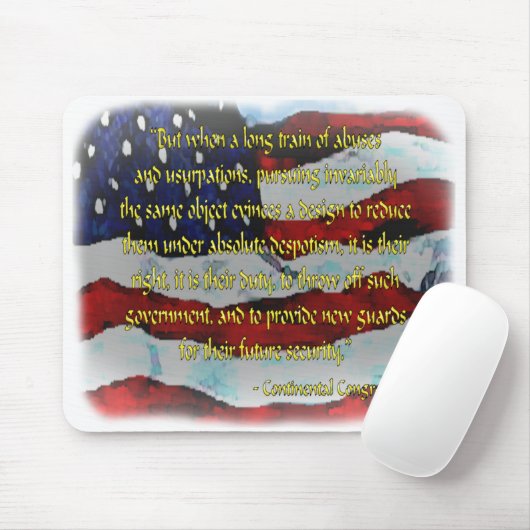 Muismatten van patriot: Onafhankelijkheid (Met muis)