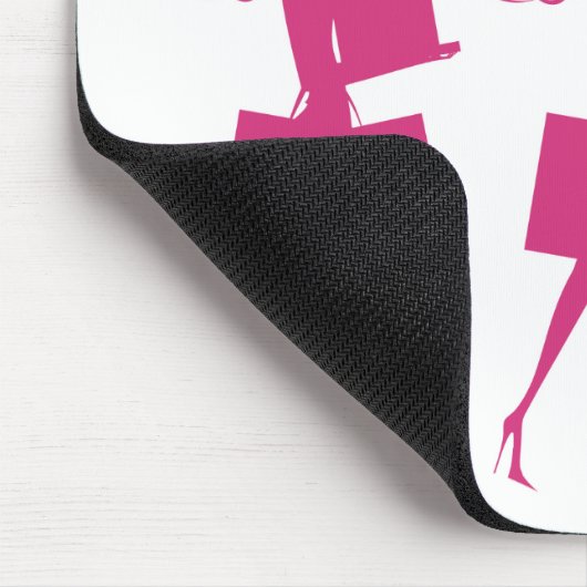 Muismatten van roze meisje (Hoek)