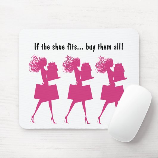 Muismatten van roze meisje (Met muis)