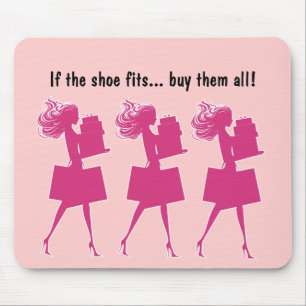 Muismatten van roze meisje