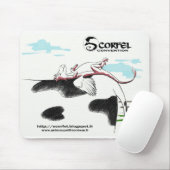Muismatten van Scorfel op koe (Met muis)