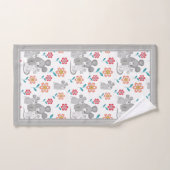 Muismoeder, baby's grijze rand Moederdag Bad Handdoek (Handdoek)