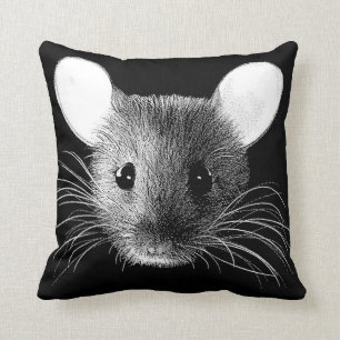 Muismonochrome Pop Art Throw Cushion Kussen
