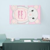 Muismuis Baby shower Roze Spandoek (Beurs)