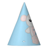 Muismuis - Birthday Party Blue Feesthoedjes (Links)