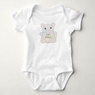 Muismuizen Baby shower Groen Romper