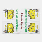 Muismuizen Snijden de kaasmuziek keukenhanddoeken (Horizontaal)