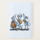 Muismuziekband Funny Planner (Achterkant)