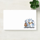 Muismuziekband Funny Post it Notes (Kantoor)