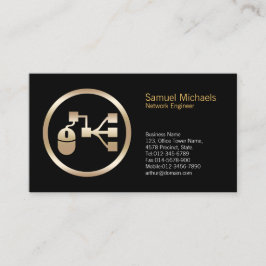 Muisnetwerkpunten Network Engineer-Visitekaartje Visitekaartje