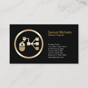 Muisnetwerkpunten Network Engineer-Visitekaartje Visitekaartje