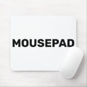 Muisoppervlak dat muisoppervlak zegt muismat (Met muis)