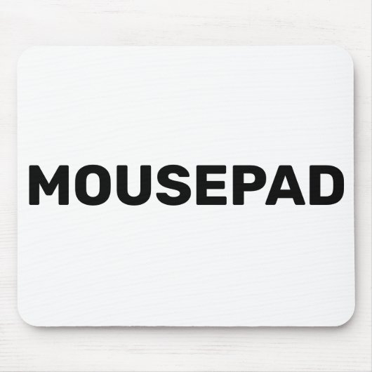 Muisoppervlak dat muisoppervlak zegt muismat (Voorkant)