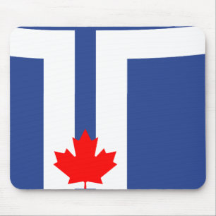 Muisoppervlak met vlag van Toronto, Canada Muismat