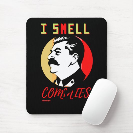 muispad "I SMELL COMMIES 3 STALIN" Muismat (Met muis)