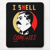muispad "I SMELL COMMIES 3 STALIN" Muismat (Voorkant)