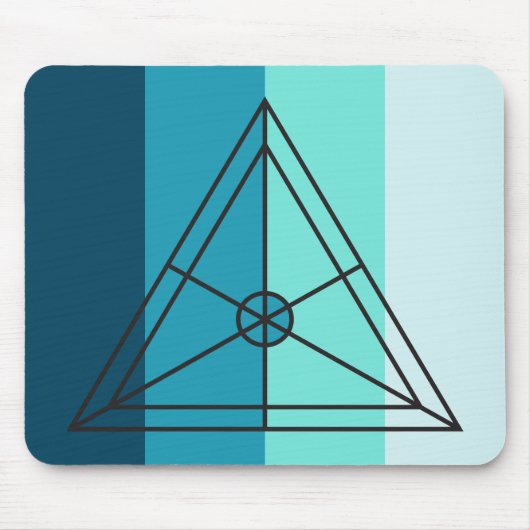 Muispad in blauw muismat (Voorkant)