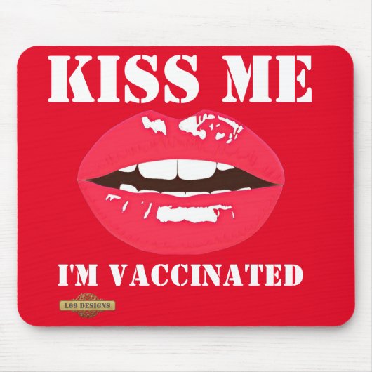 muispad "KISS ME" Muismat (Voorkant)