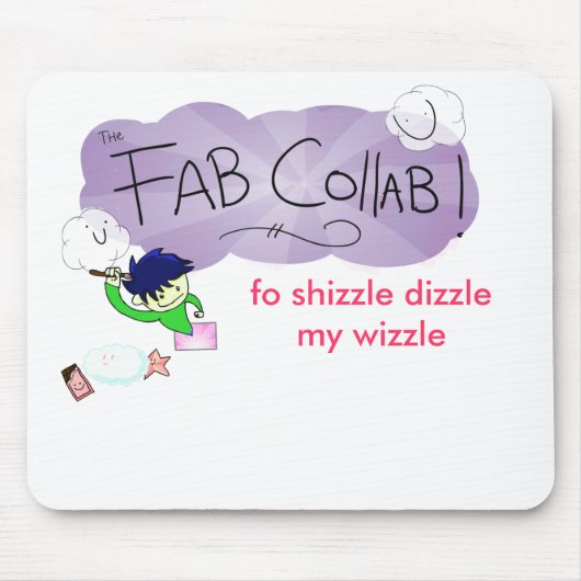 muispad voor fab collab muismat (Voorkant)