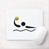 MuisPad - Waterpolosporsymbool Muismat (Met muis)
