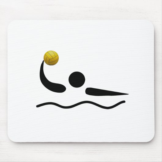 MuisPad - Waterpolosporsymbool Muismat (Voorkant)