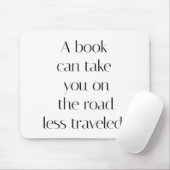 Muispad 'Weg Minder Bereisd' Muismat (Met muis)