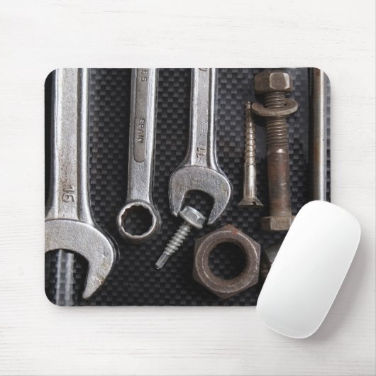 MuisPad: werktuigbank Muismat (Met muis)