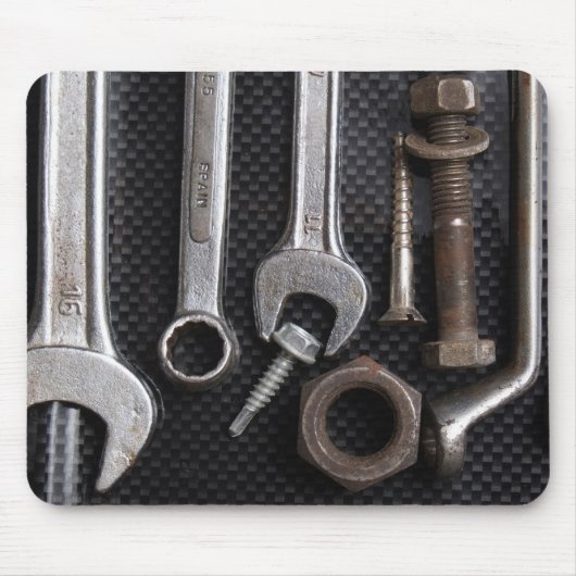 MuisPad: werktuigbank Muismat (Voorkant)