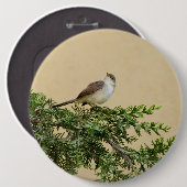 Muispostkaart Ronde Button 6,0 Cm (Voorkant /achterkant)