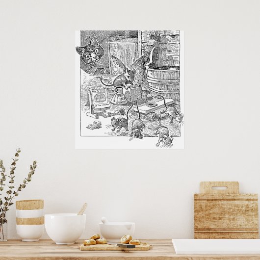 Muisschool Poster (Keuken)