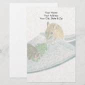 Muisschuiver Briefpapier (Voorkant / Achterkant)