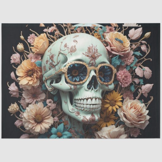 Muisseline Vloerklep Rechtskant papieren Tissuepapier (Voorkant)