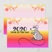 Muisstrips Lunar Rat Nieuwjaar 2020 Lente FC (Voorkant / Achterkant)