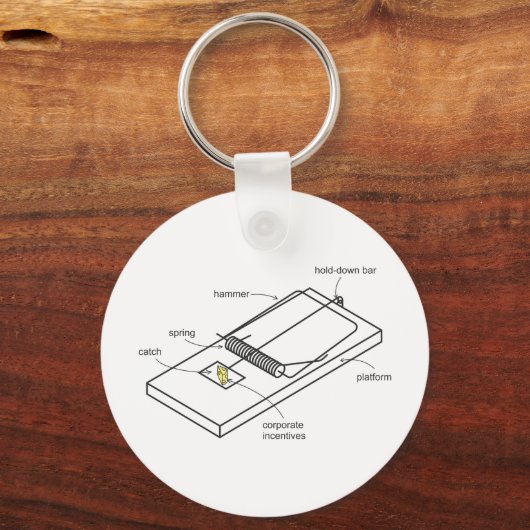 muisval sleutelhanger (Voorkant)