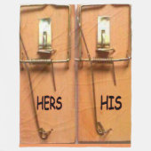 MUISVALLEN FLEECE DEKEN (Voorkant)