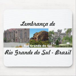 Muisvloer aandenken aan Rio Grande do Sul - Brazil Muismat